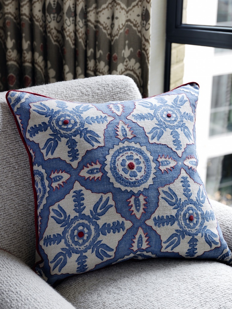 Fine Cell Work - Embroidered Cushions - Kit Kemp