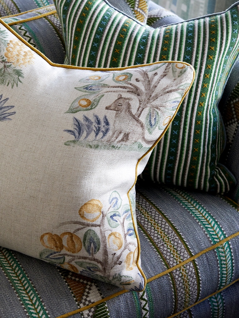 How to Style Cushions on a Sofa - Kit Kemp