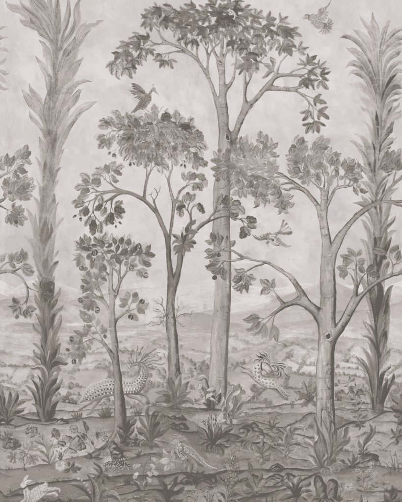 GP & J Baker x Kit Kemp Wallpaper: Tall Trees - Kit Kemp Design Studio